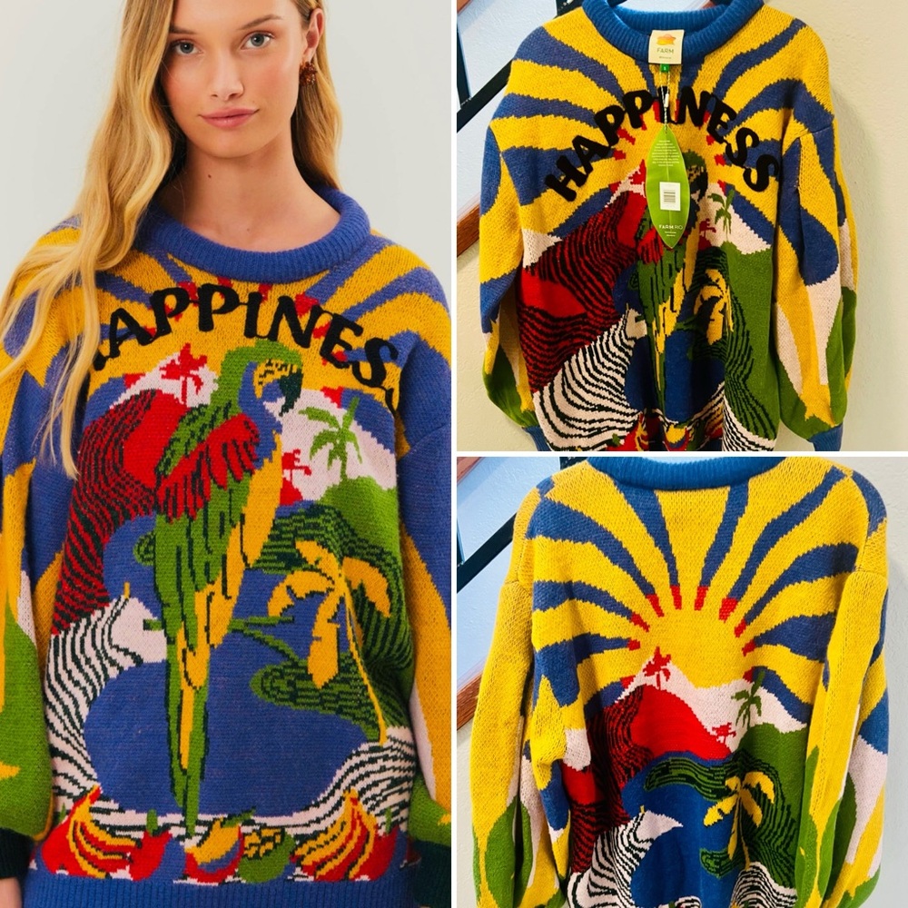 Farm Rio Happiness Sweater - Small and Large